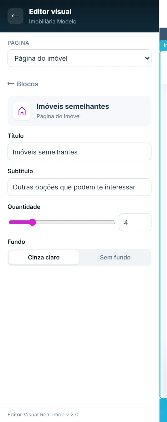 Opções de Imóveis semelhantes